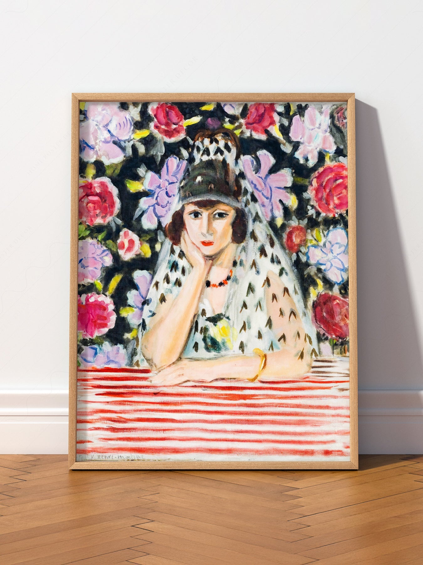 Henri Matisse Espagnole à la Mantille Art Print – Museum Portrait Poster