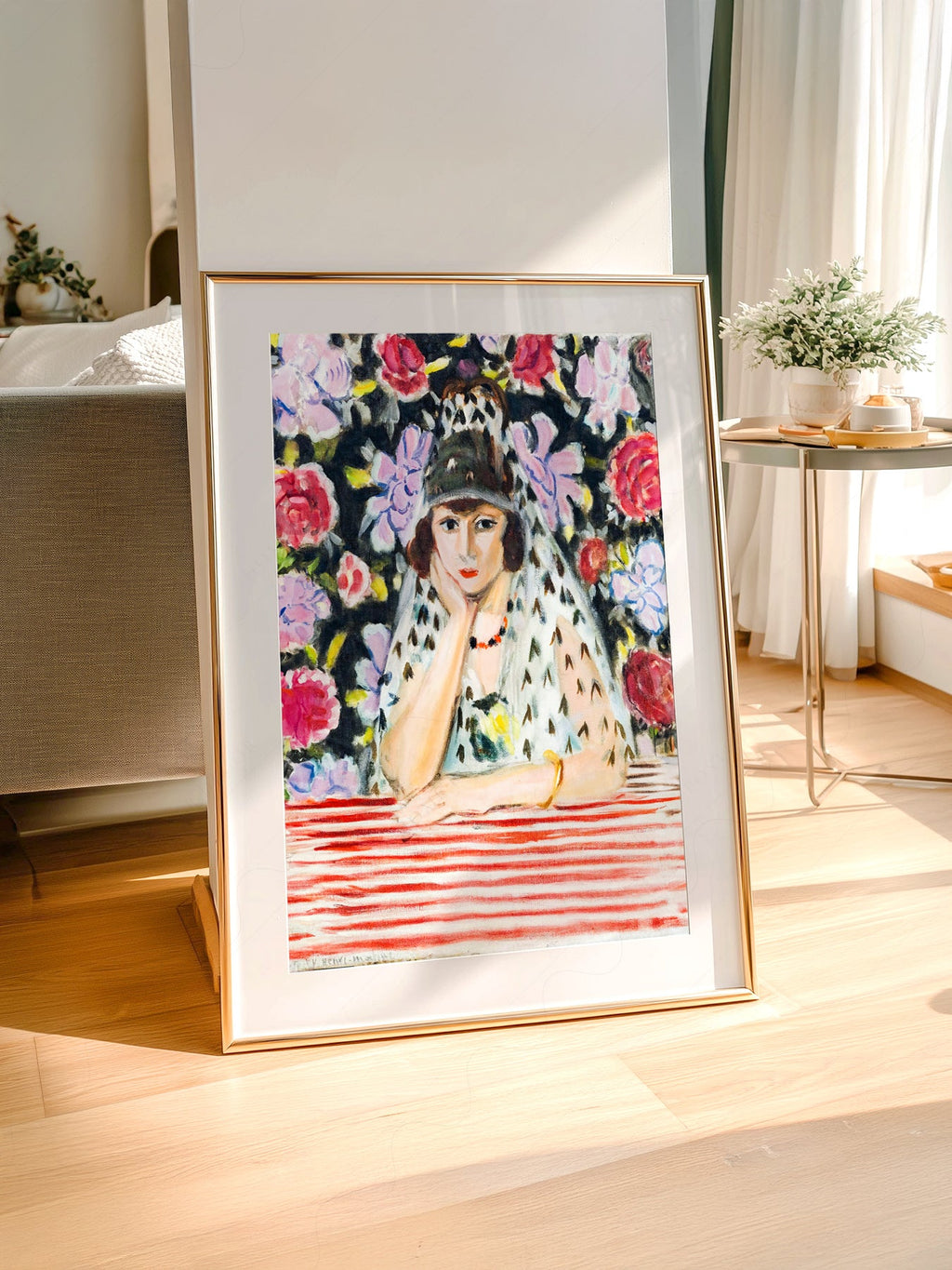 Henri Matisse Espagnole à la Mantille Art Print – Museum Portrait Poster