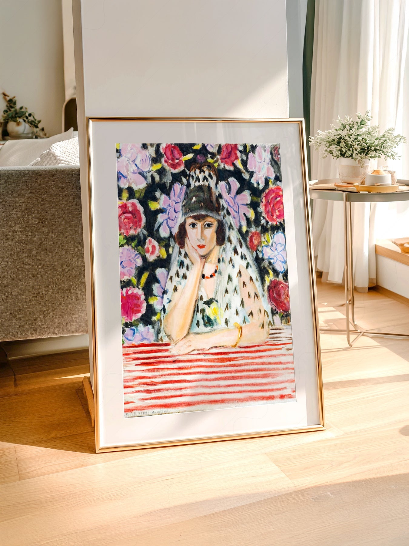 Henri Matisse Espagnole à la Mantille Art Print – Museum Portrait Poster