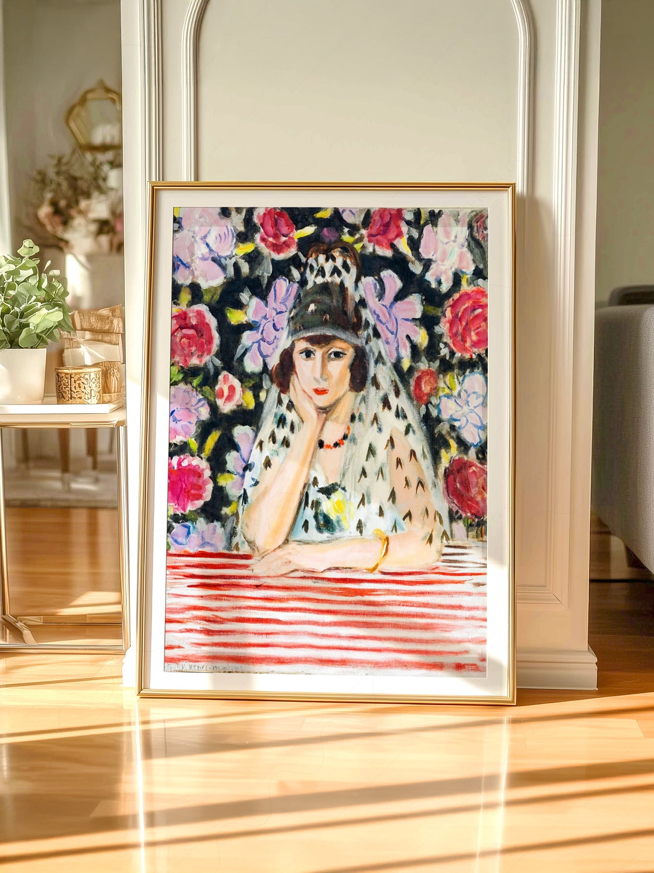 Henri Matisse Espagnole à la Mantille Art Print – Museum Portrait Poster