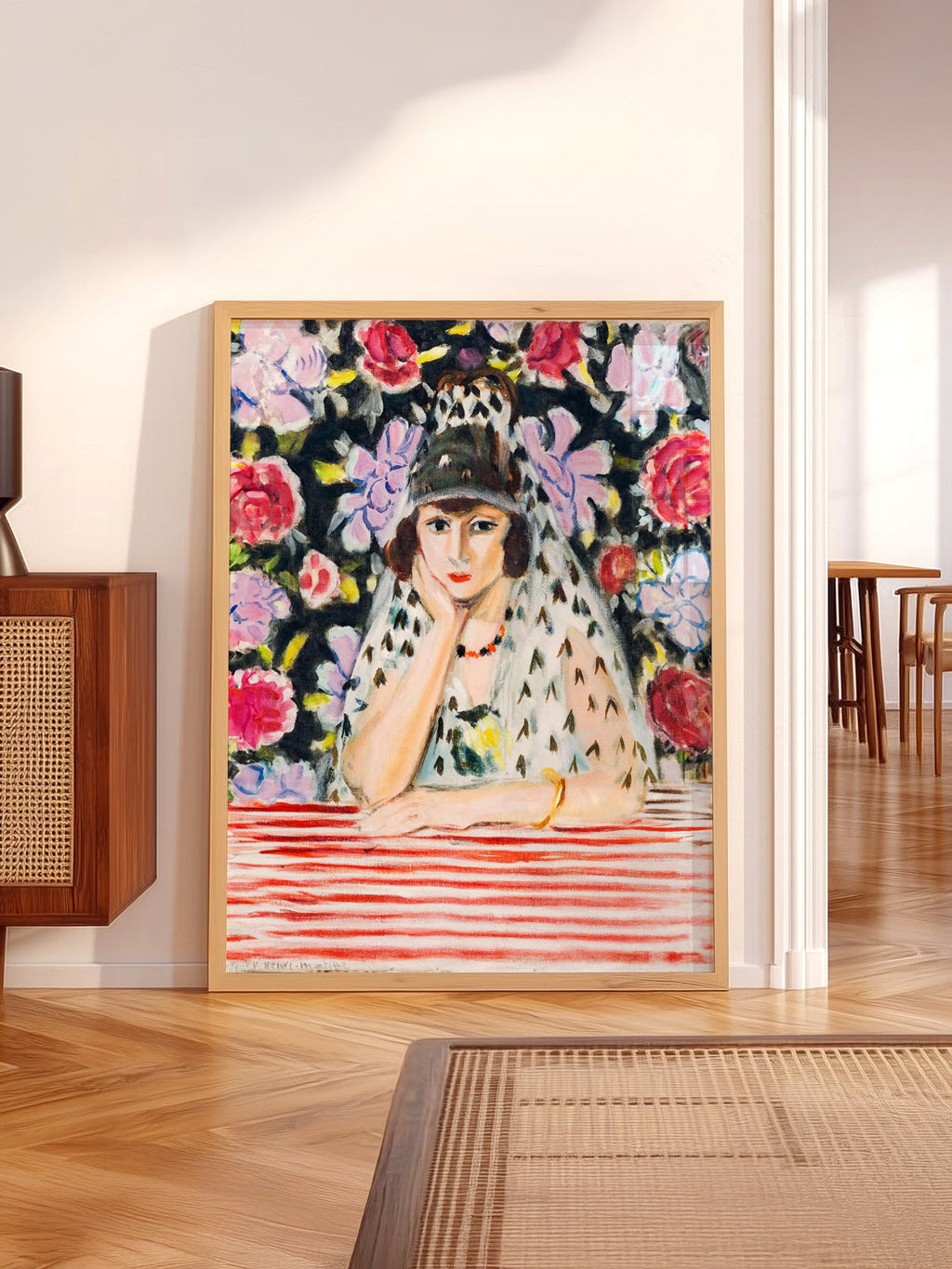 Henri Matisse Espagnole à la Mantille Art Print – Museum Portrait Poster
