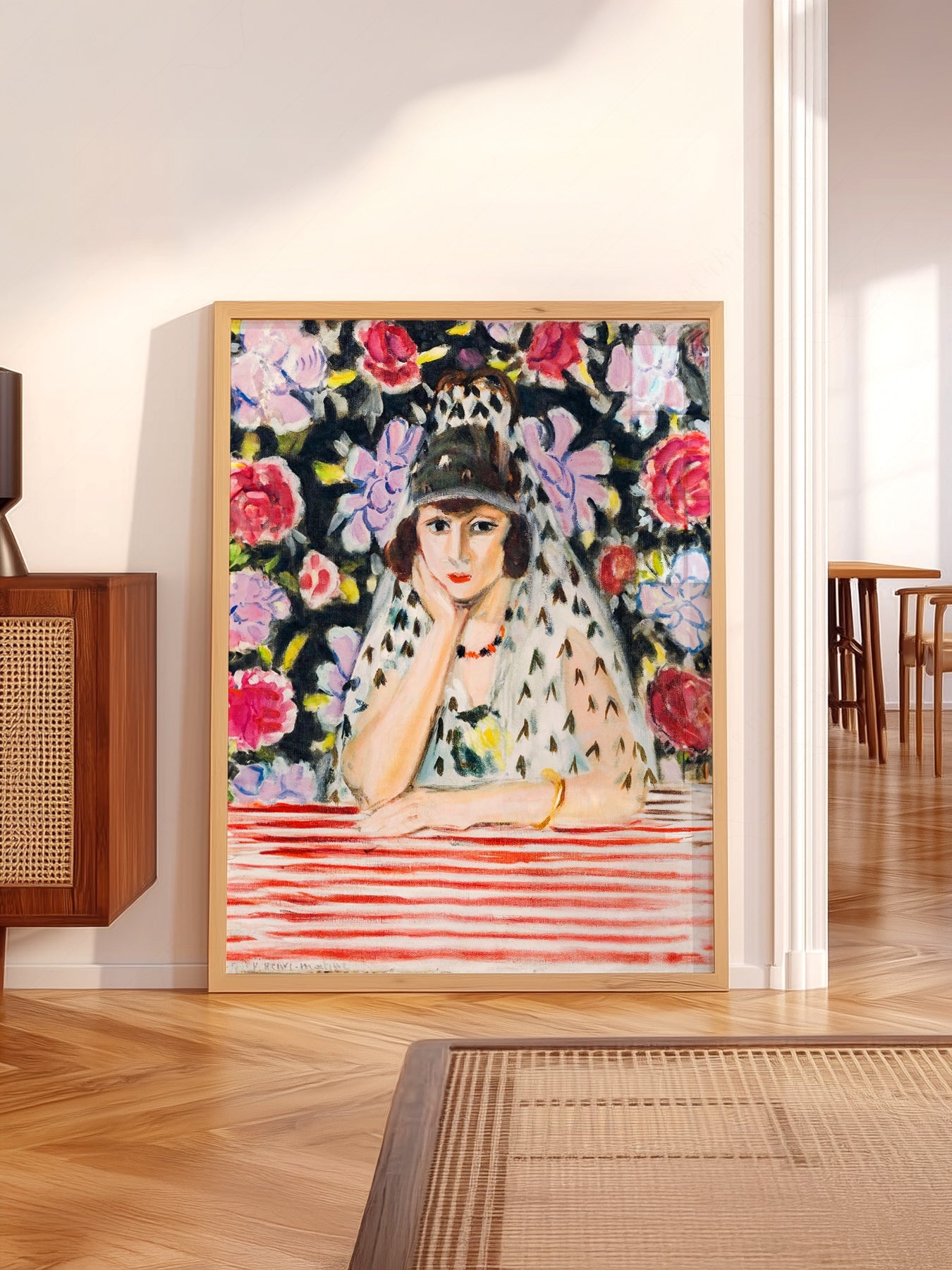 Henri Matisse Espagnole à la Mantille Art Print – Museum Portrait Poster