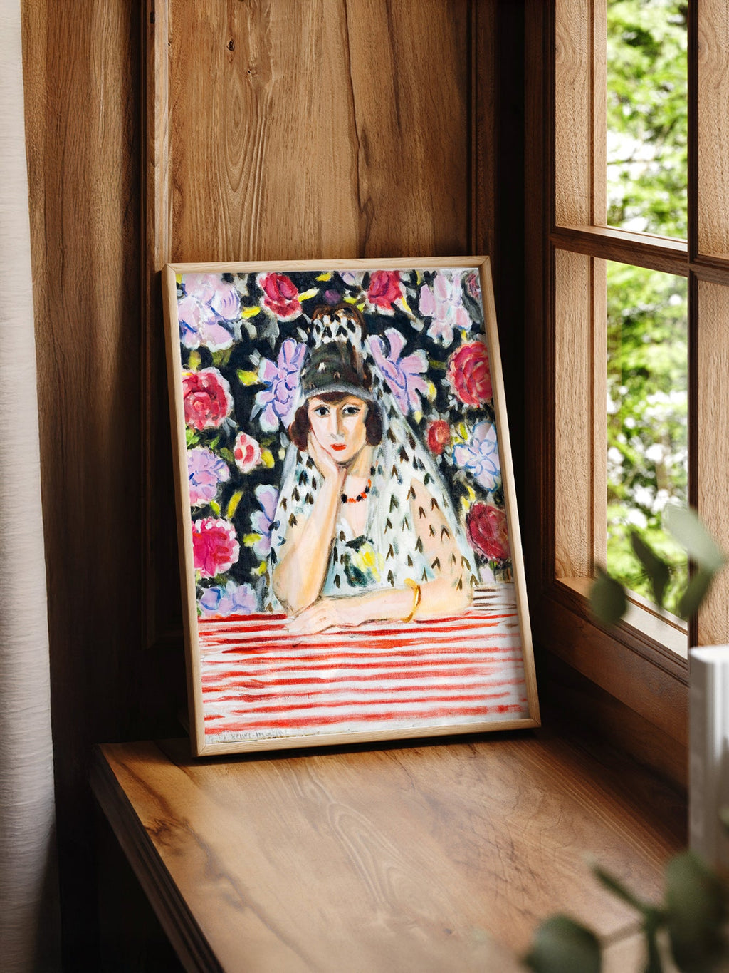 Henri Matisse Espagnole à la Mantille Art Print – Museum Portrait Poster