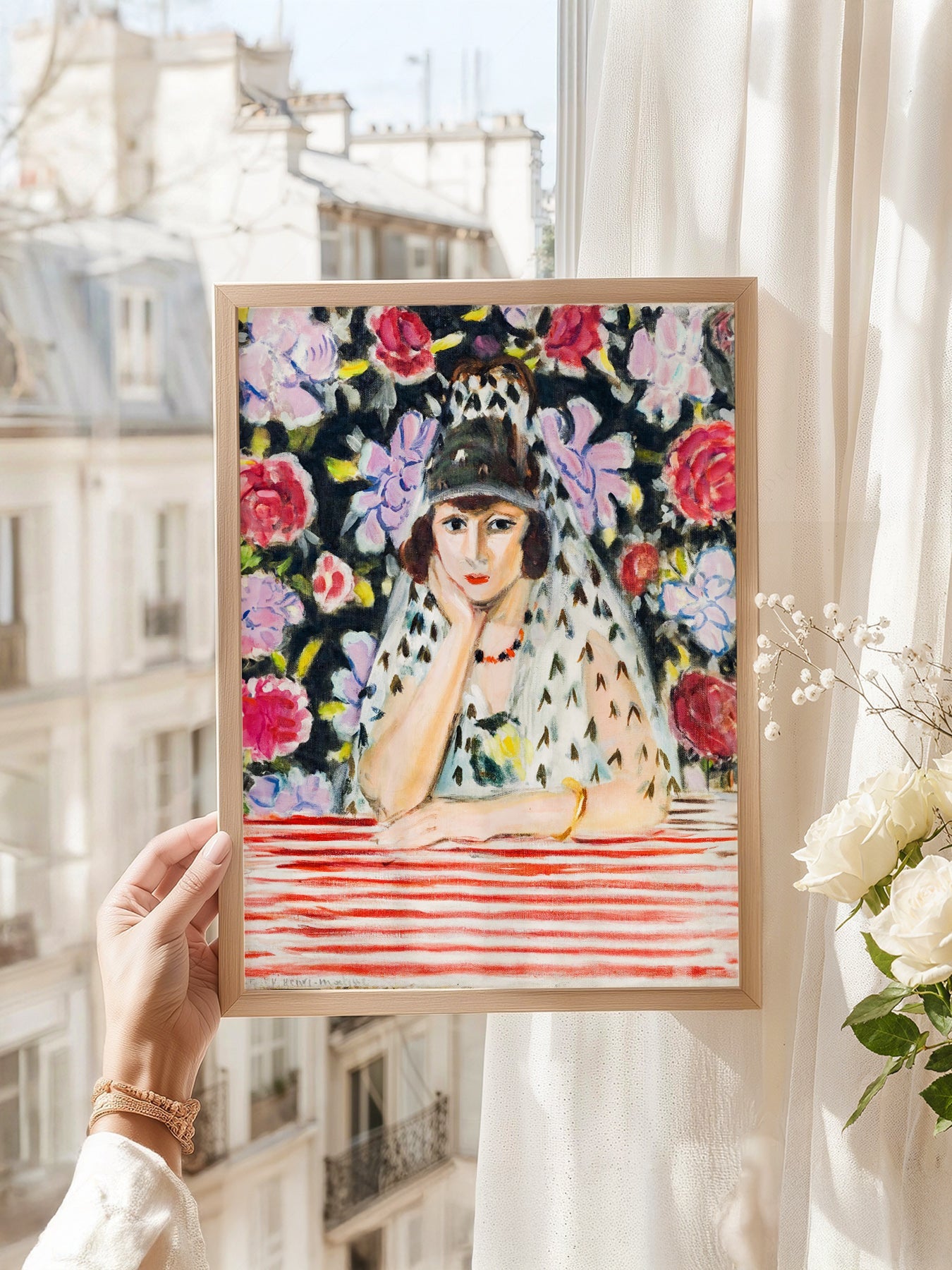 Henri Matisse Espagnole à la Mantille Art Print – Museum Portrait Poster