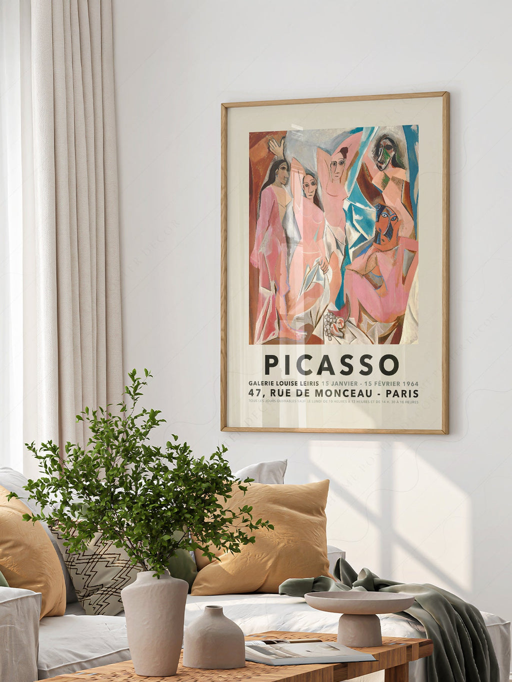 Pablo Picasso Les Demoiselles d'Avignon Art Print – Cubist Wall Art