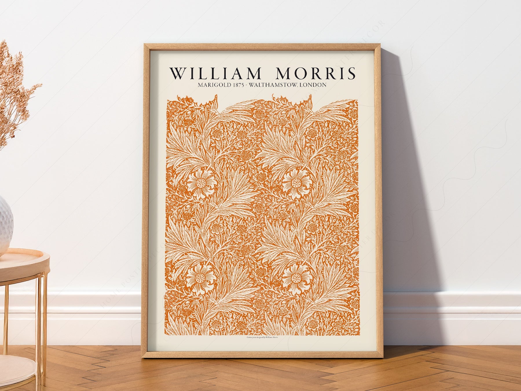 William Morris Marigold 1875 Art Print – Arts and Crafts Wall Decor