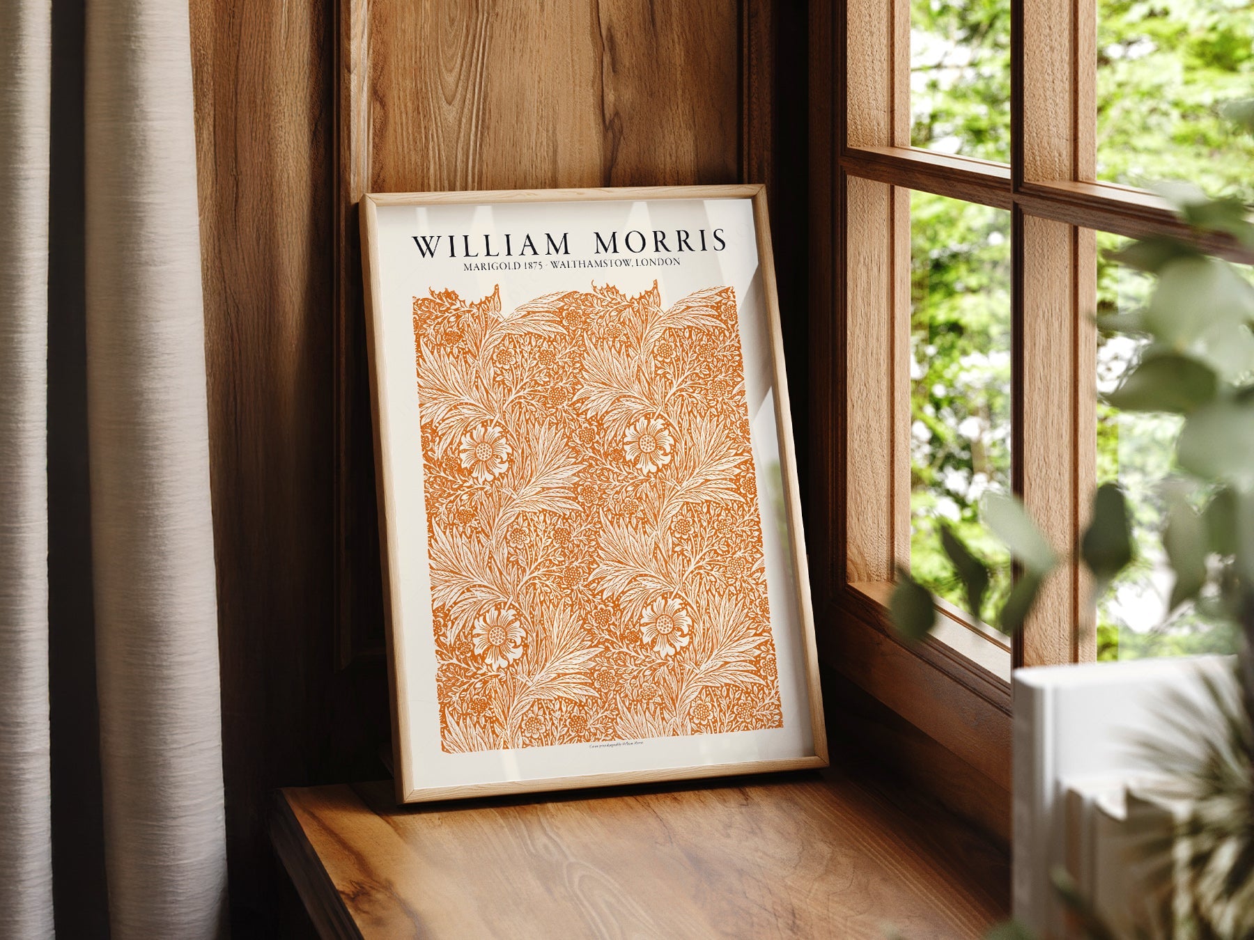 William Morris Marigold 1875 Art Print – Arts and Crafts Wall Decor