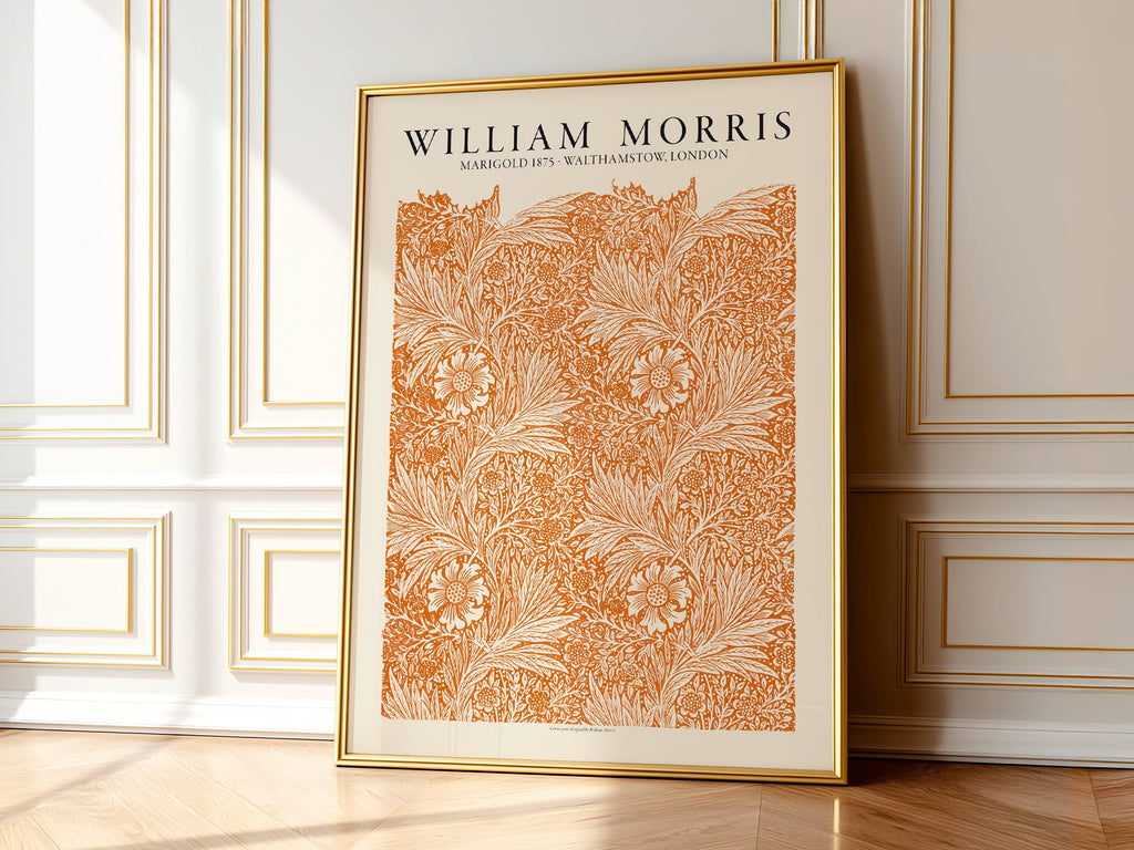 William Morris Marigold 1875 Art Print – Arts and Crafts Wall Decor