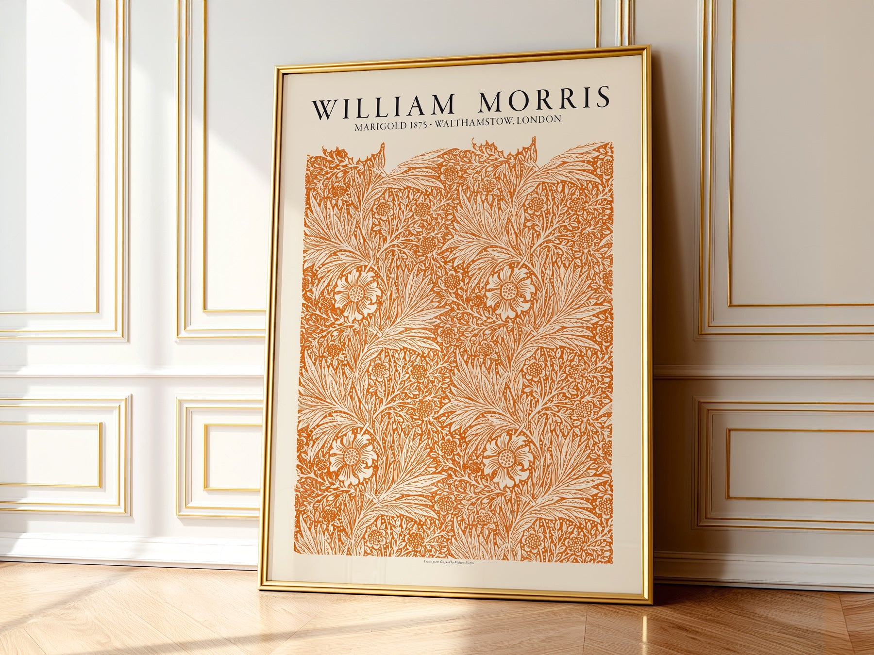 William Morris Marigold 1875 Art Print – Arts and Crafts Wall Decor