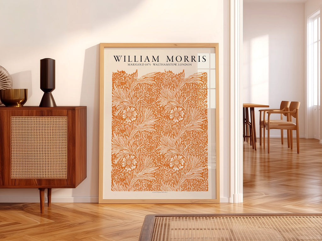 William Morris Marigold 1875 Art Print – Arts and Crafts Wall Decor