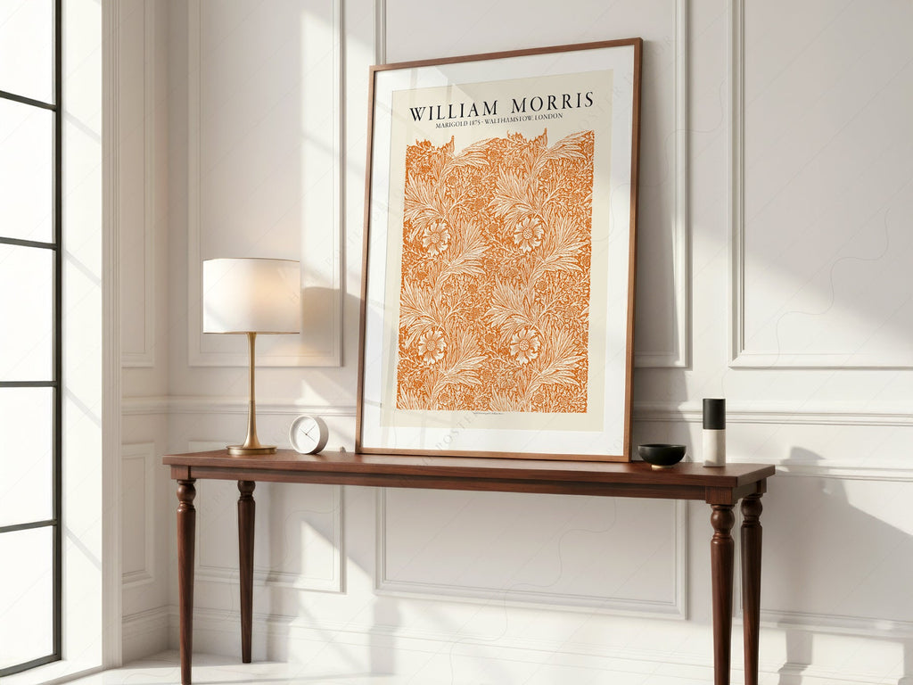 William Morris Marigold 1875 Art Print – Arts and Crafts Wall Decor