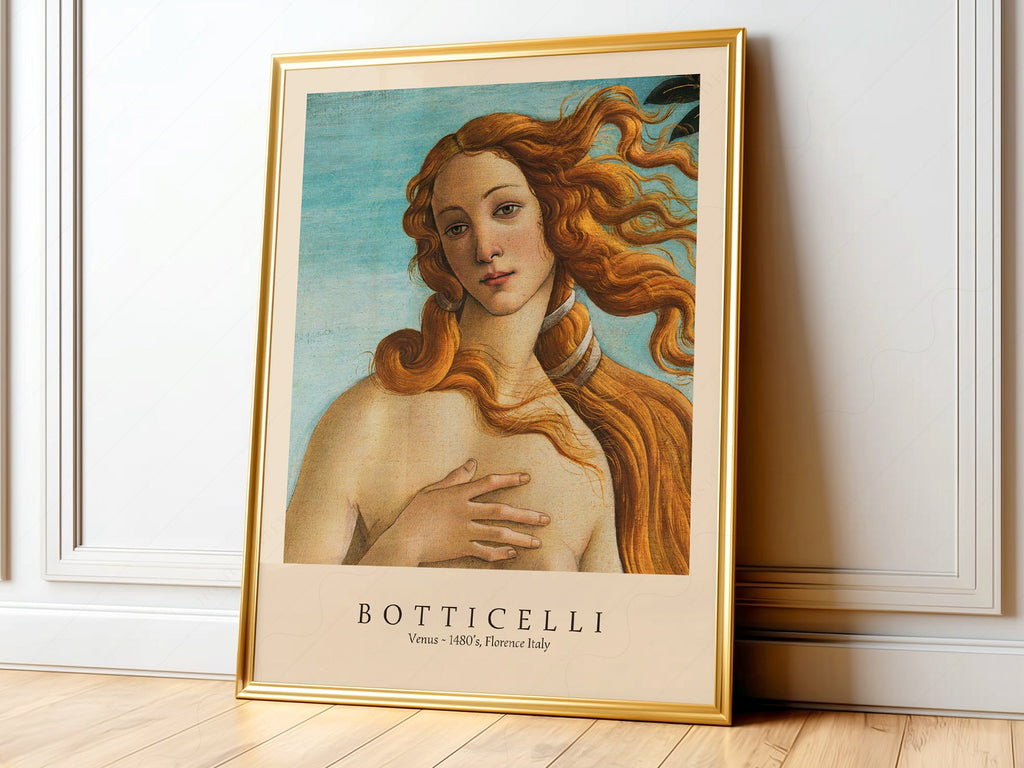 Sandro Botticelli The Birth of Venus Art Print – Renaissance Wall Art