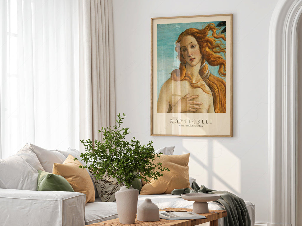 Sandro Botticelli The Birth of Venus Art Print – Renaissance Wall Art