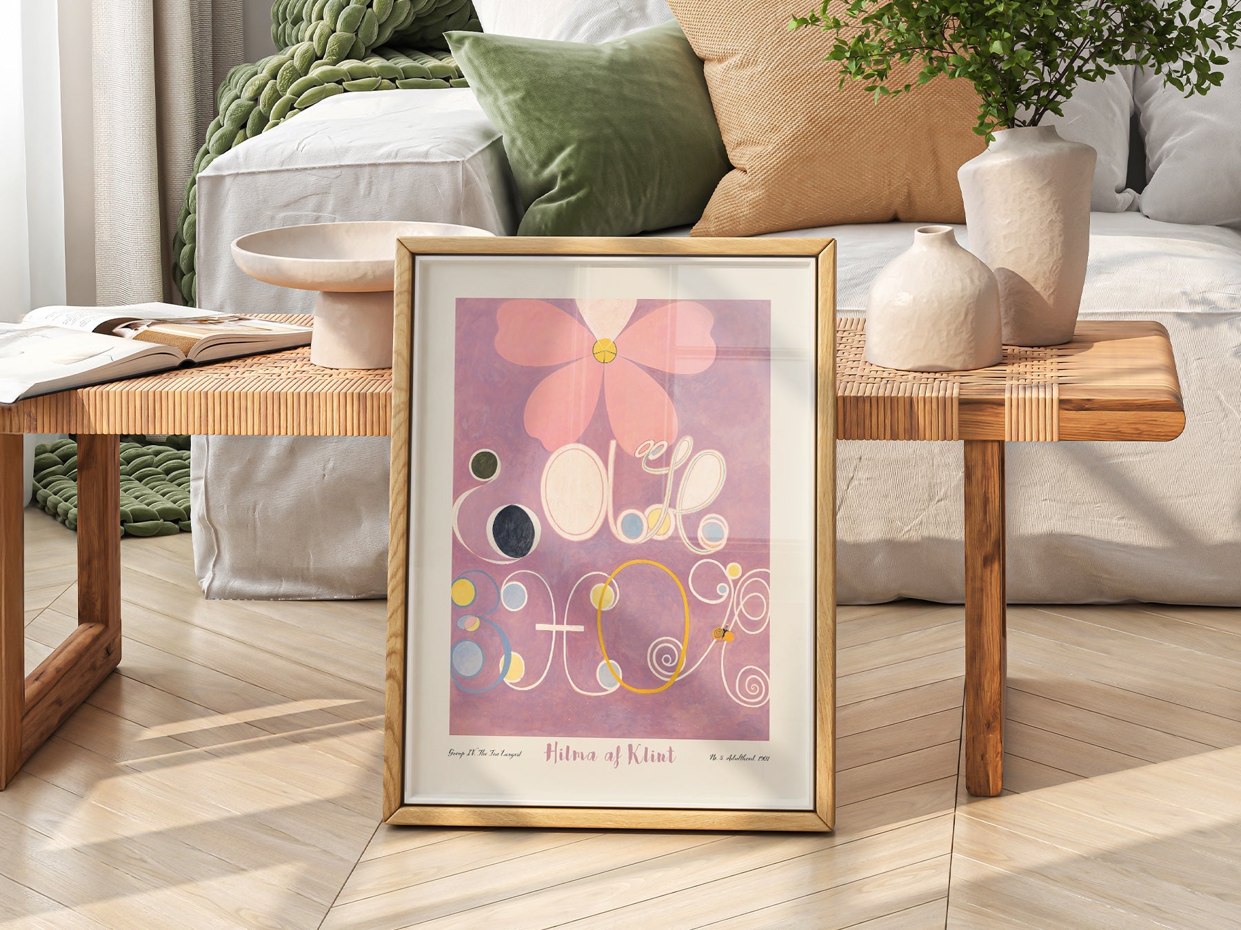 Hilma af Klint The Ten Largest No. 5 Adulthood Print – Abstract Art