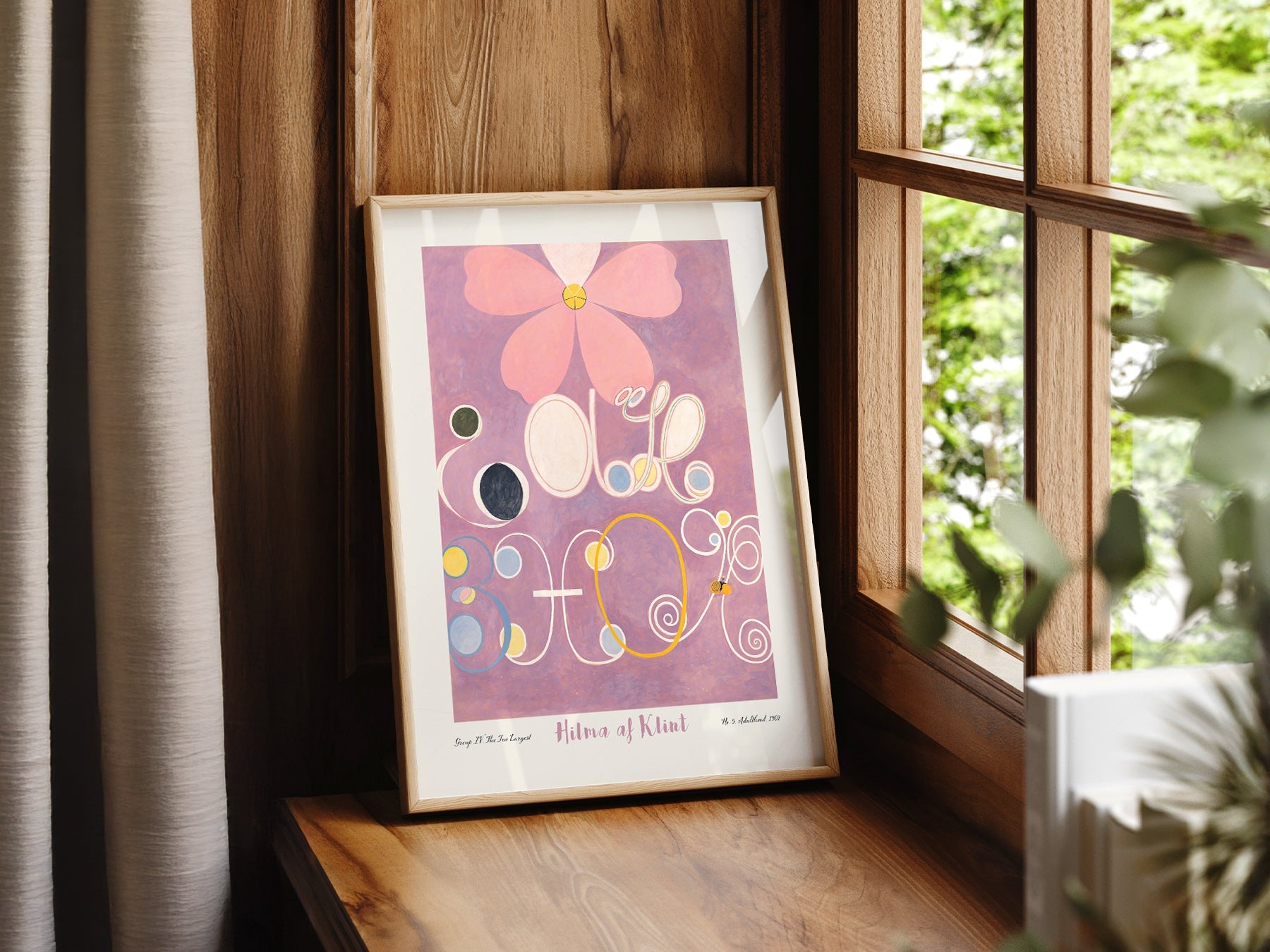 Hilma af Klint The Ten Largest No. 5 Adulthood Print – Abstract Art