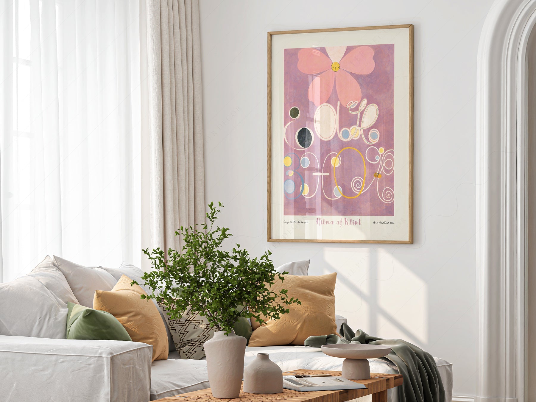 Hilma af Klint The Ten Largest No. 5 Adulthood Print – Abstract Art