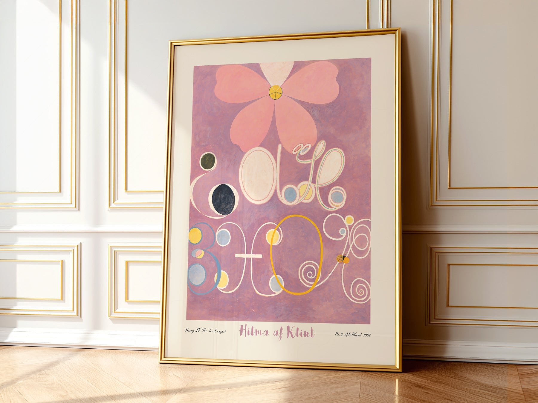 Hilma af Klint The Ten Largest No. 5 Adulthood Print – Abstract Art