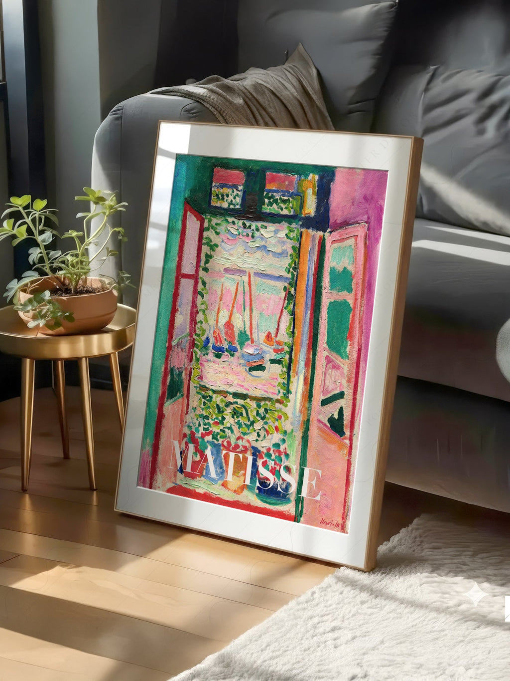 Henri Matisse The Open Window Art Print – Museum Wall Art Poster
