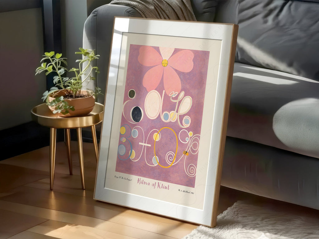 Hilma af Klint The Ten Largest No. 5 Adulthood Print – Abstract Art