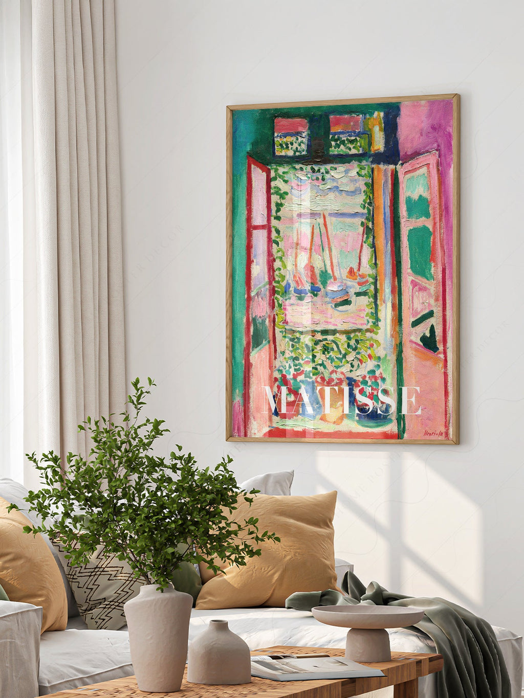Henri Matisse The Open Window Art Print – Museum Wall Art Poster