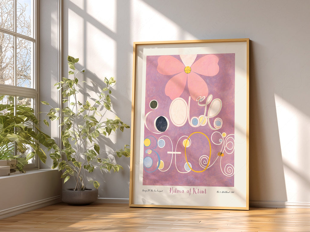 Hilma af Klint The Ten Largest No. 5 Adulthood Print – Abstract Art