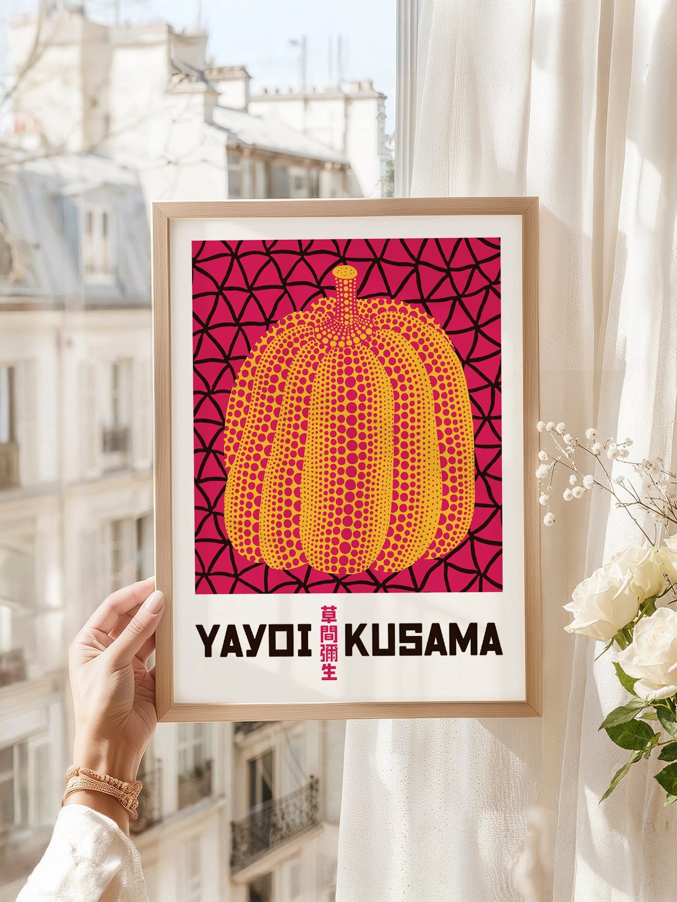 Yayoi Kusama Pumpkin Art Print – Contemporary Japanese Wall Decor