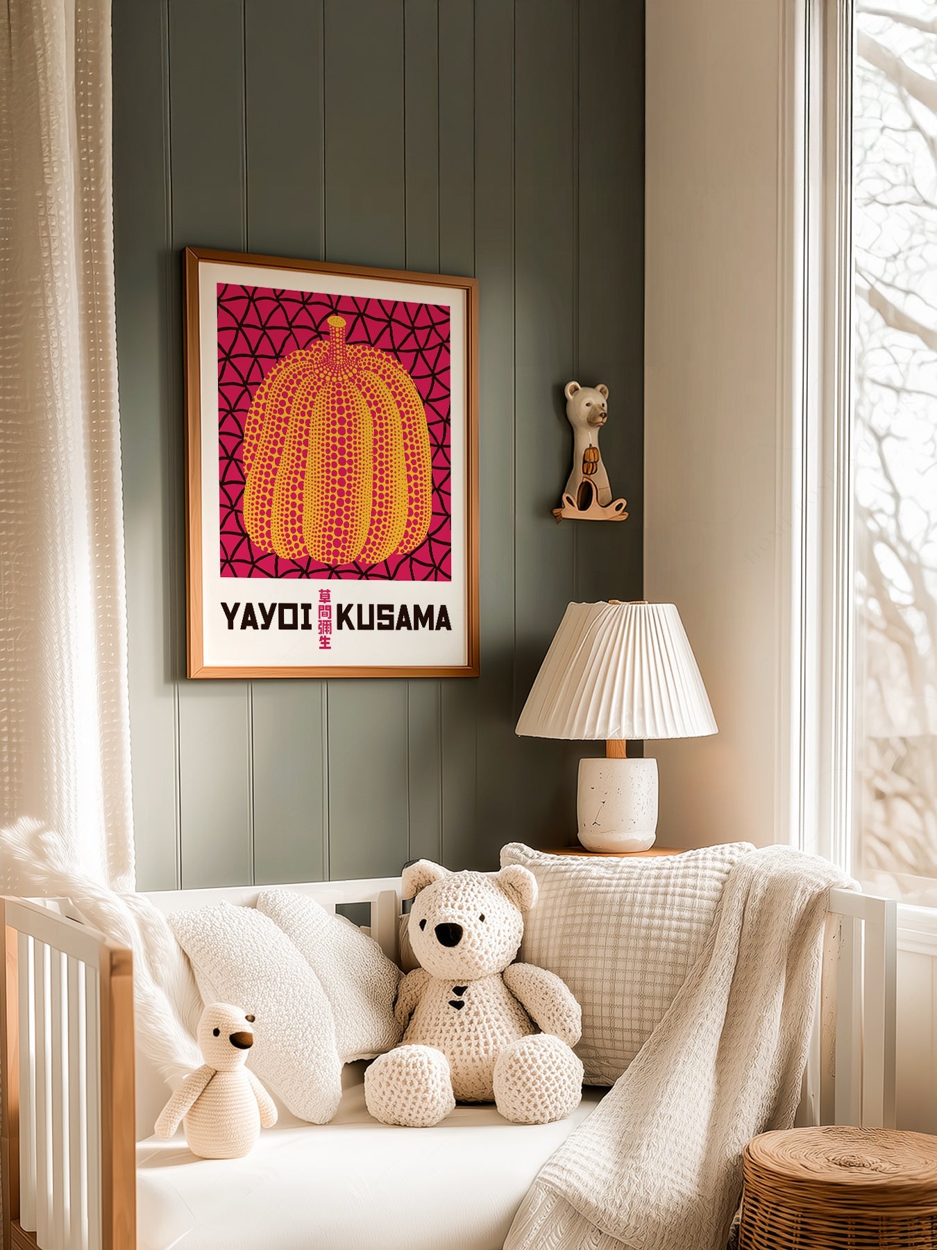 Yayoi Kusama Pumpkin Art Print – Contemporary Japanese Wall Decor