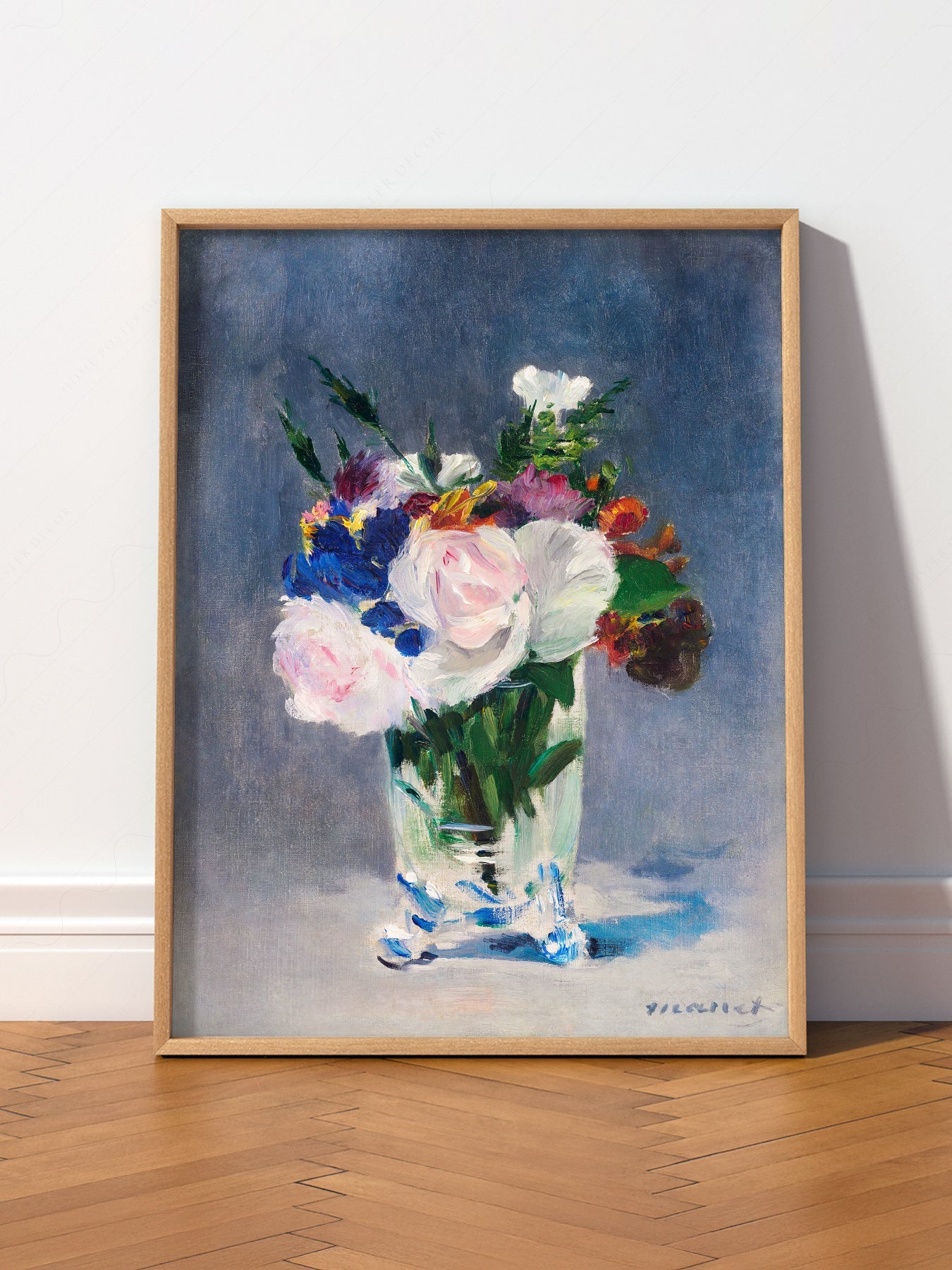 Édouard Manet Flowers in a Crystal Vase Print – Impressionist Wall Art
