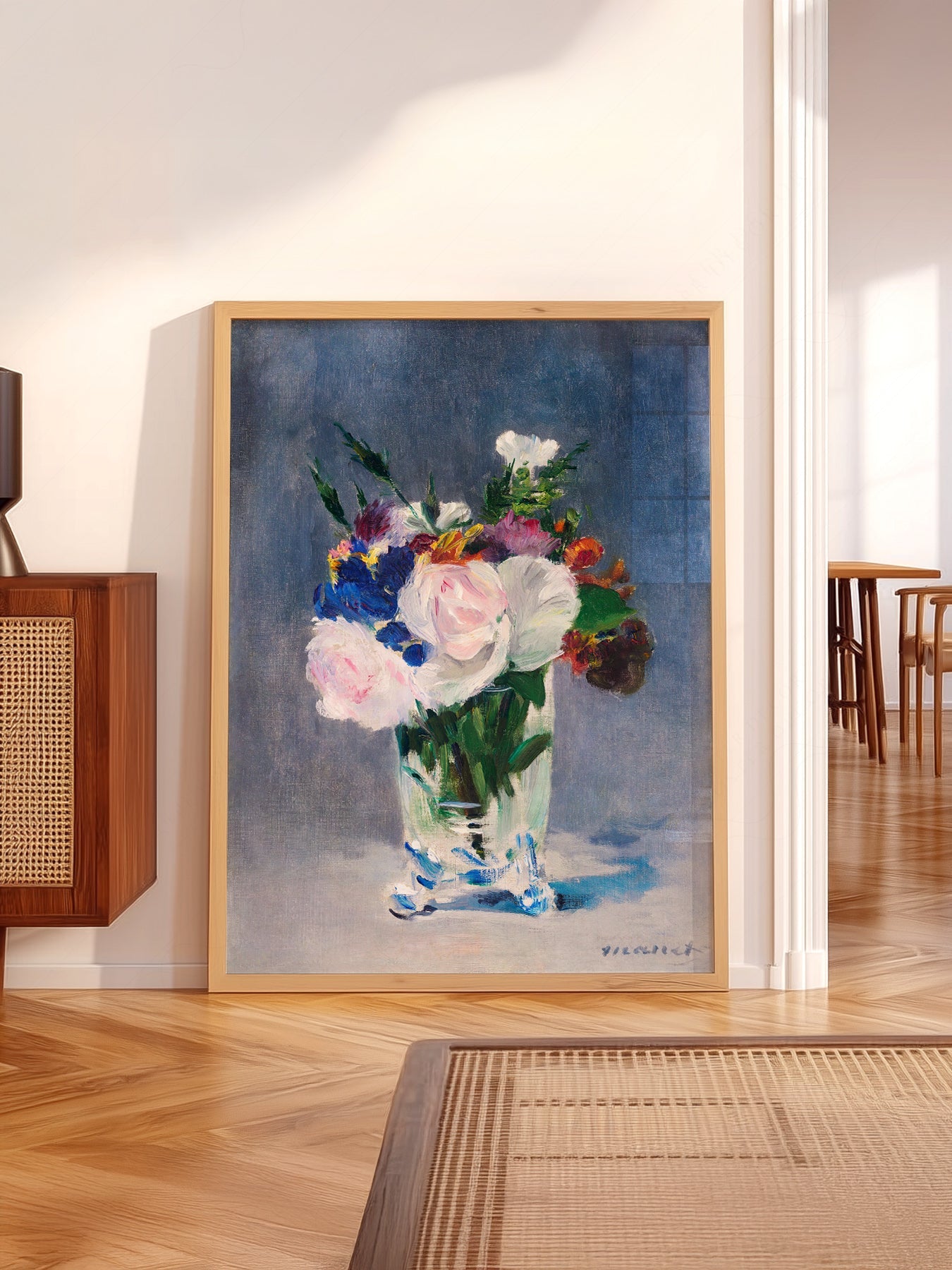 Édouard Manet Flowers in a Crystal Vase Print – Impressionist Wall Art