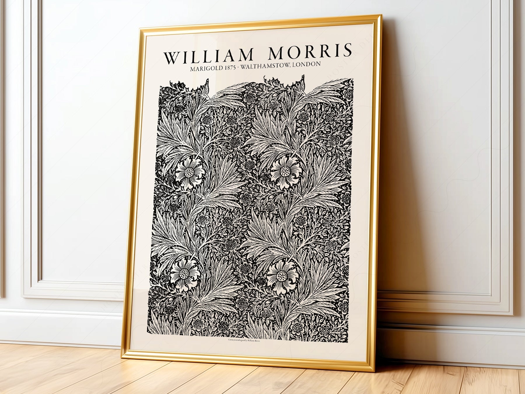 William Morris Marigold 1875 Art Print – Arts and Crafts Wall Decor