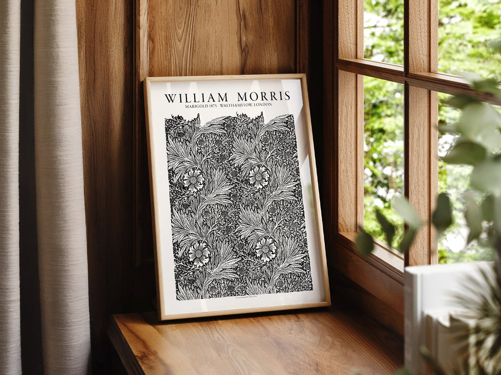 William Morris Marigold 1875 Art Print – Arts and Crafts Wall Decor