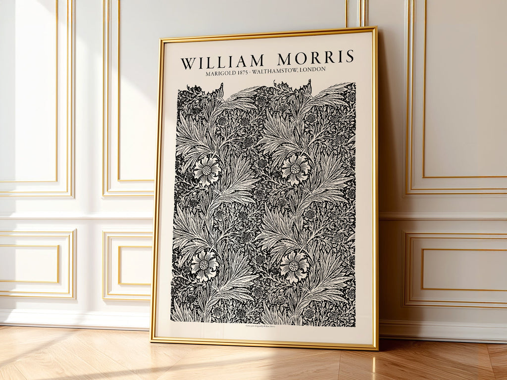 William Morris Marigold 1875 Art Print – Arts and Crafts Wall Decor