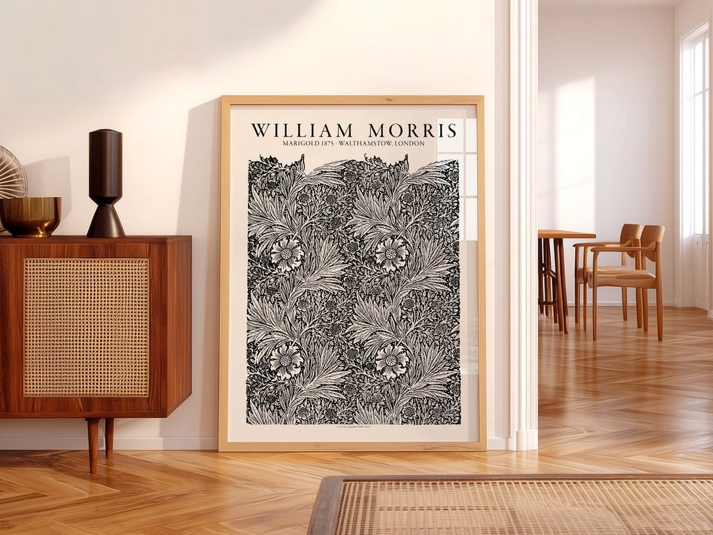 William Morris Marigold 1875 Art Print – Arts and Crafts Wall Decor