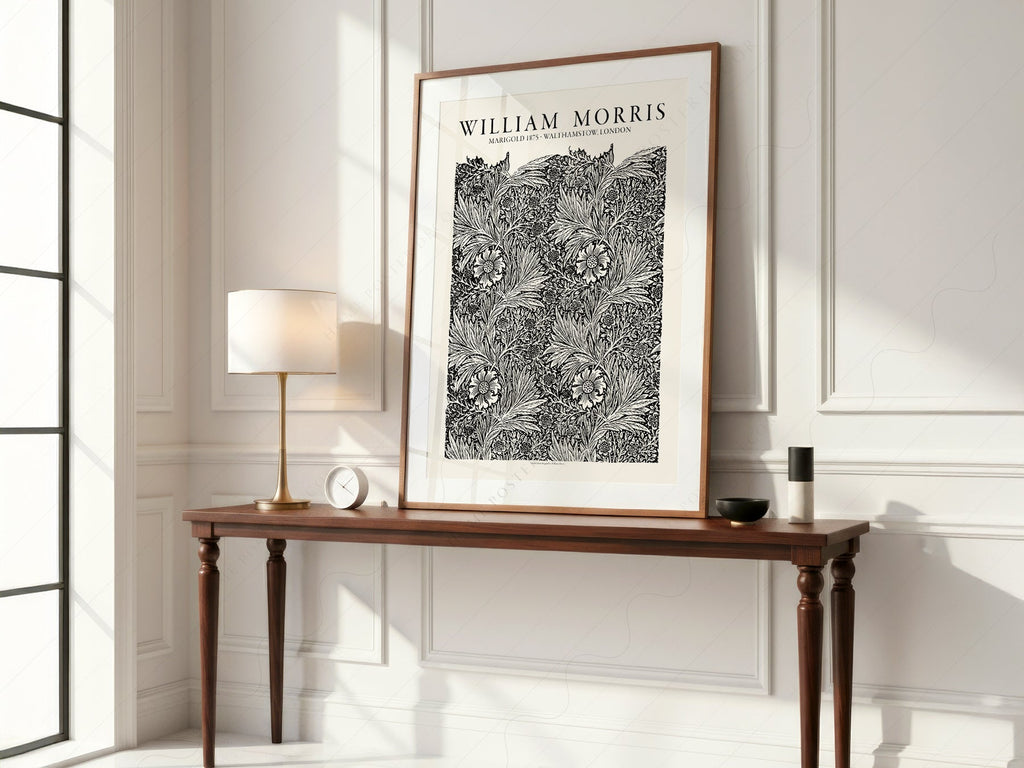 William Morris Marigold 1875 Art Print – Arts and Crafts Wall Decor