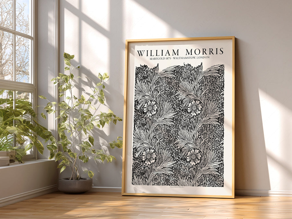 William Morris Marigold 1875 Art Print – Arts and Crafts Wall Decor