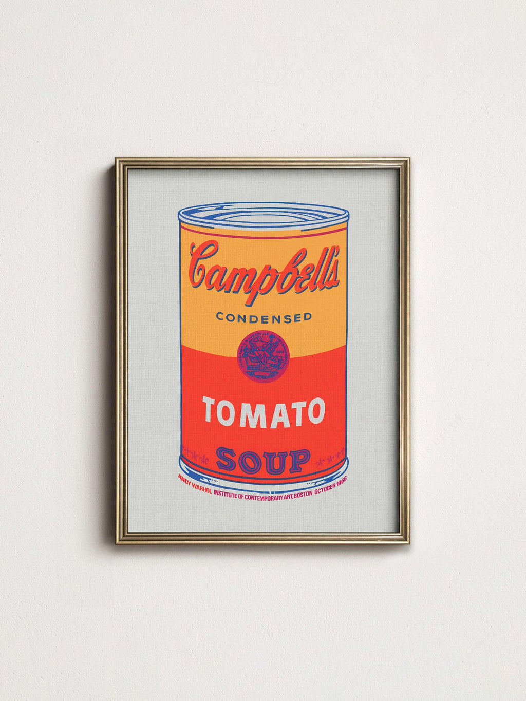 Andy Warhol Campbell's Soup Tomato Print – Pop Art Wall Poster