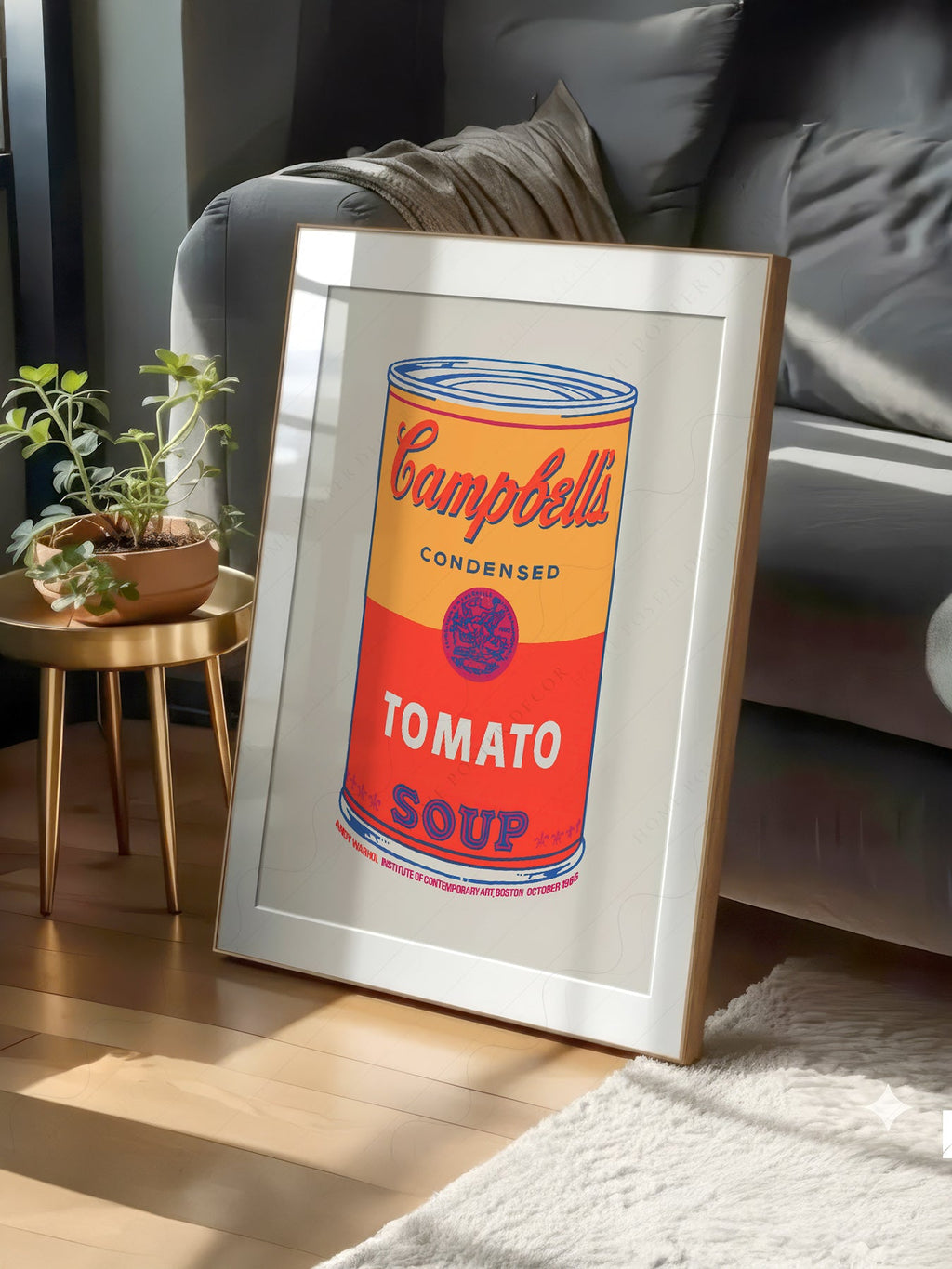 Andy Warhol Campbell's Soup Tomato Print – Pop Art Wall Poster