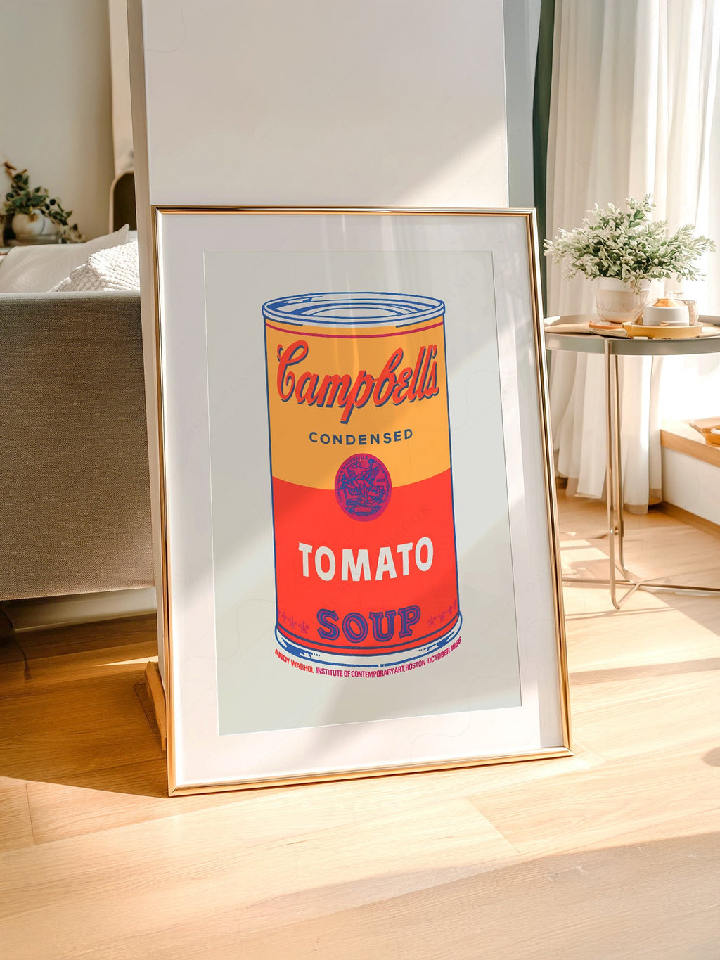 Andy Warhol Campbell's Soup Tomato Print – Pop Art Wall Poster