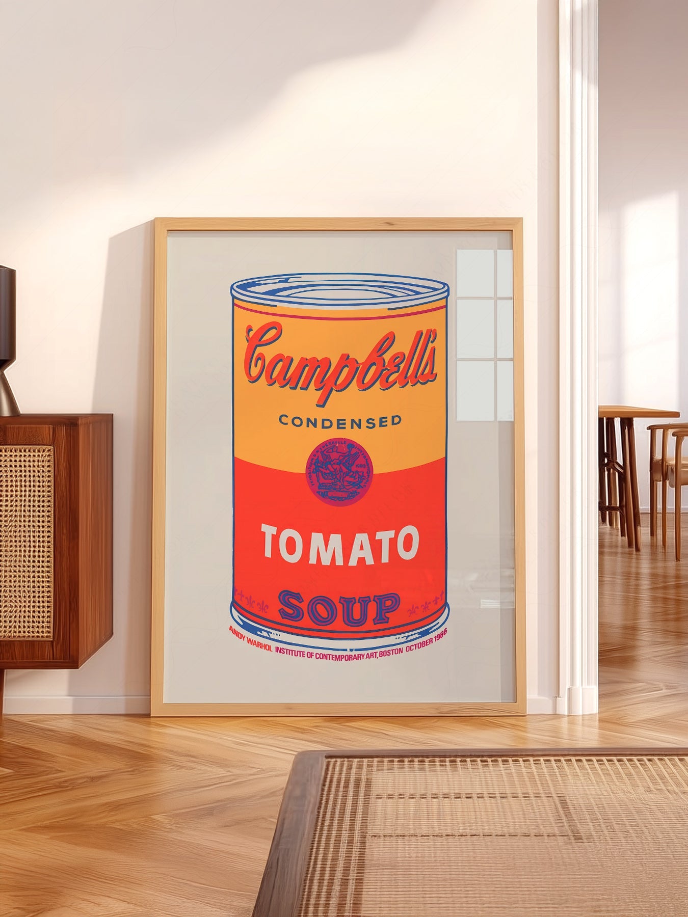 Andy Warhol Campbell's Soup Tomato Print – Pop Art Wall Poster