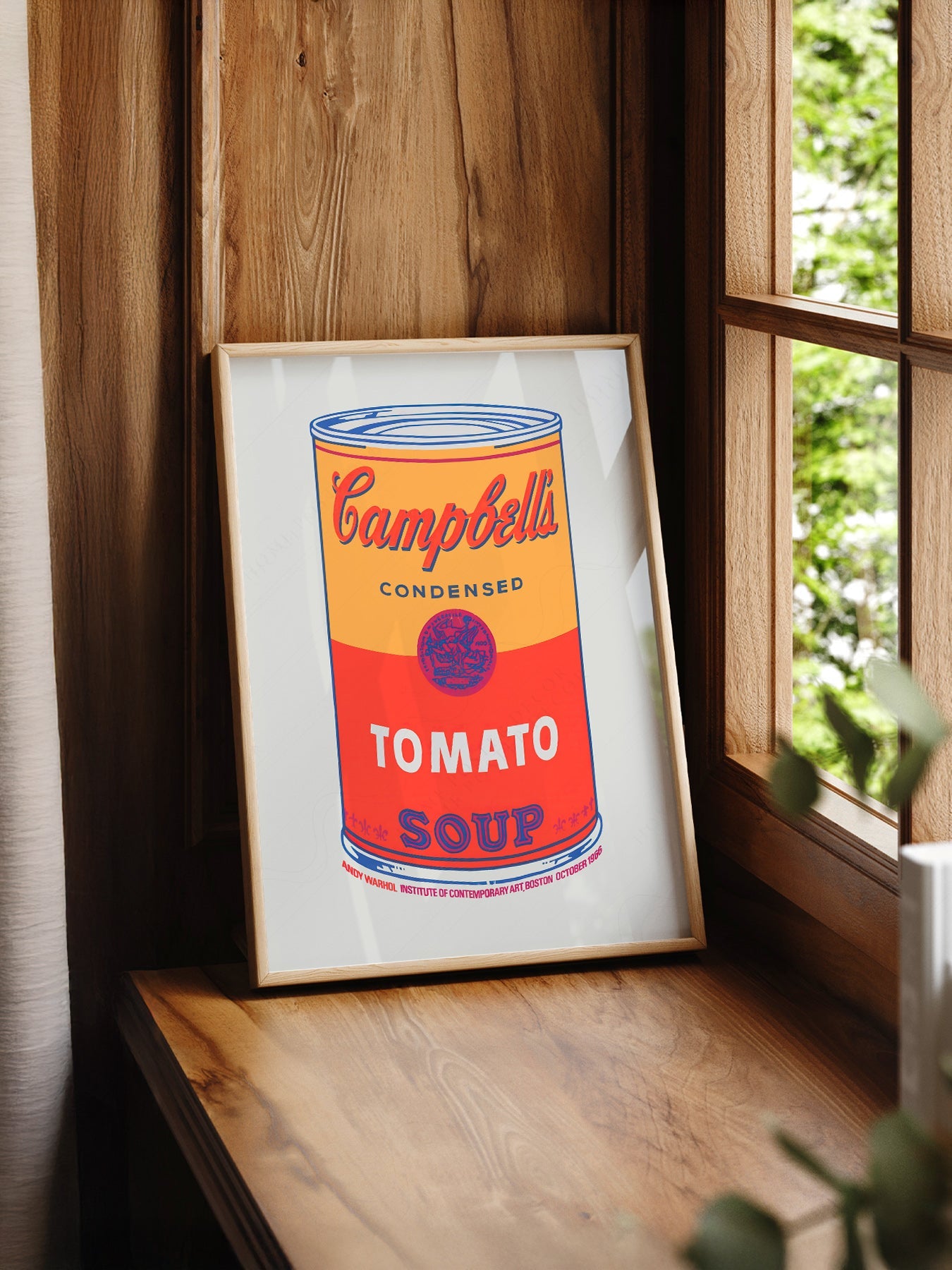 Andy Warhol Campbell's Soup Tomato Print – Pop Art Wall Poster