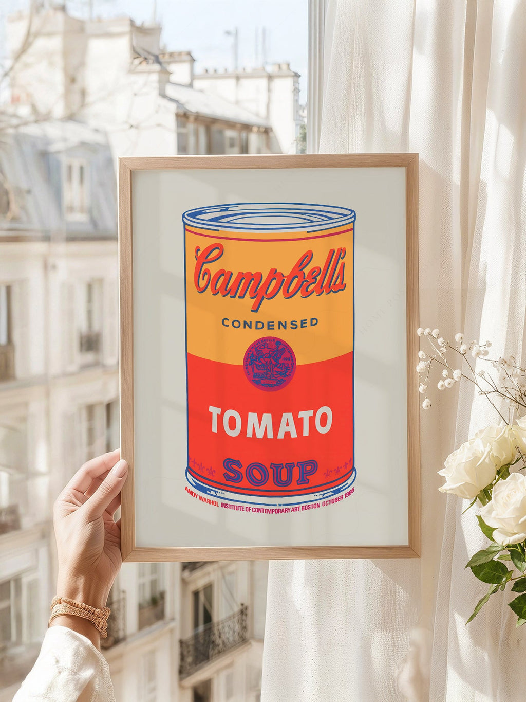 Andy Warhol Campbell's Soup Tomato Print – Pop Art Wall Poster