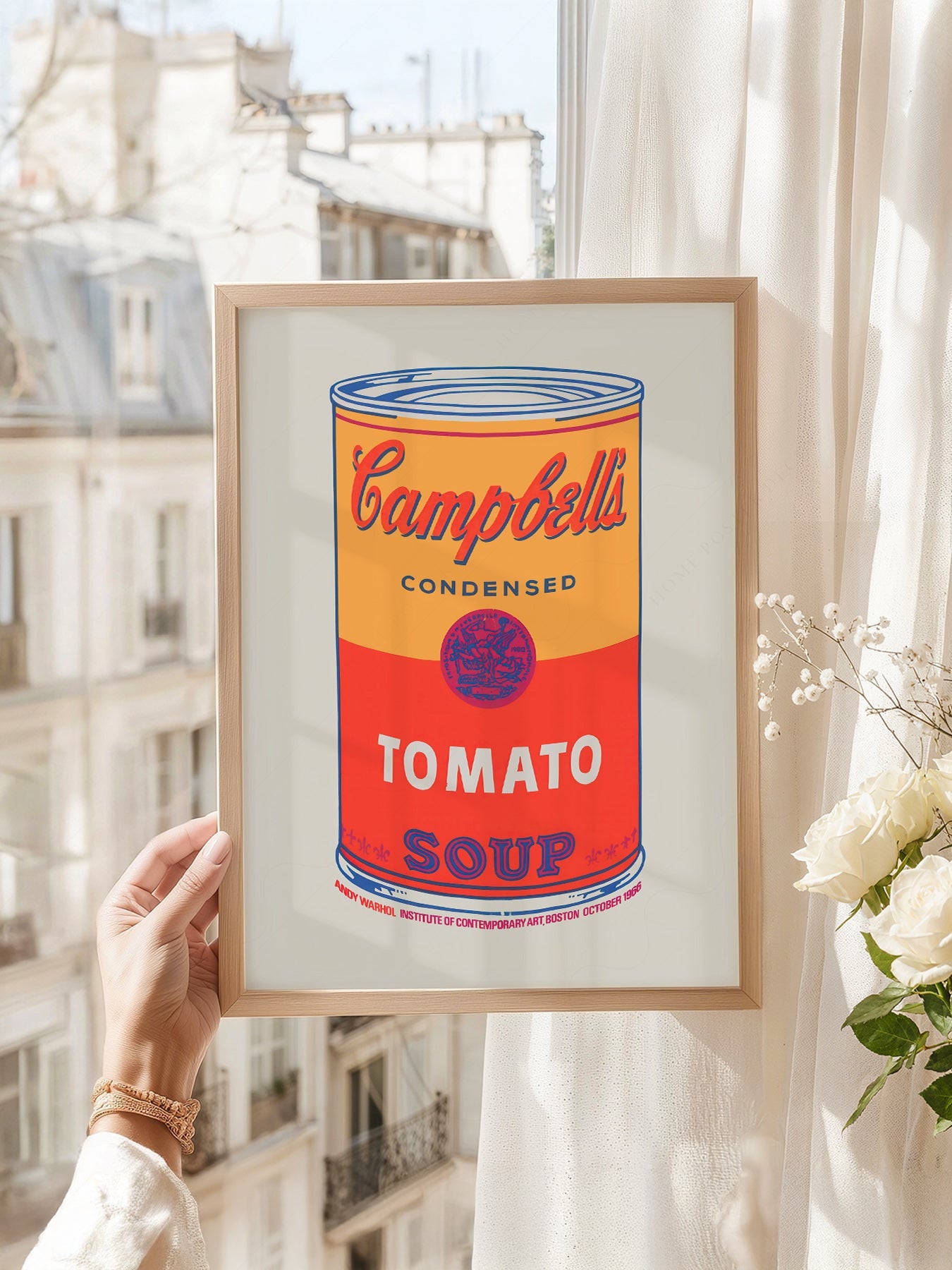 Andy Warhol Campbell's Soup Tomato Print – Pop Art Wall Poster