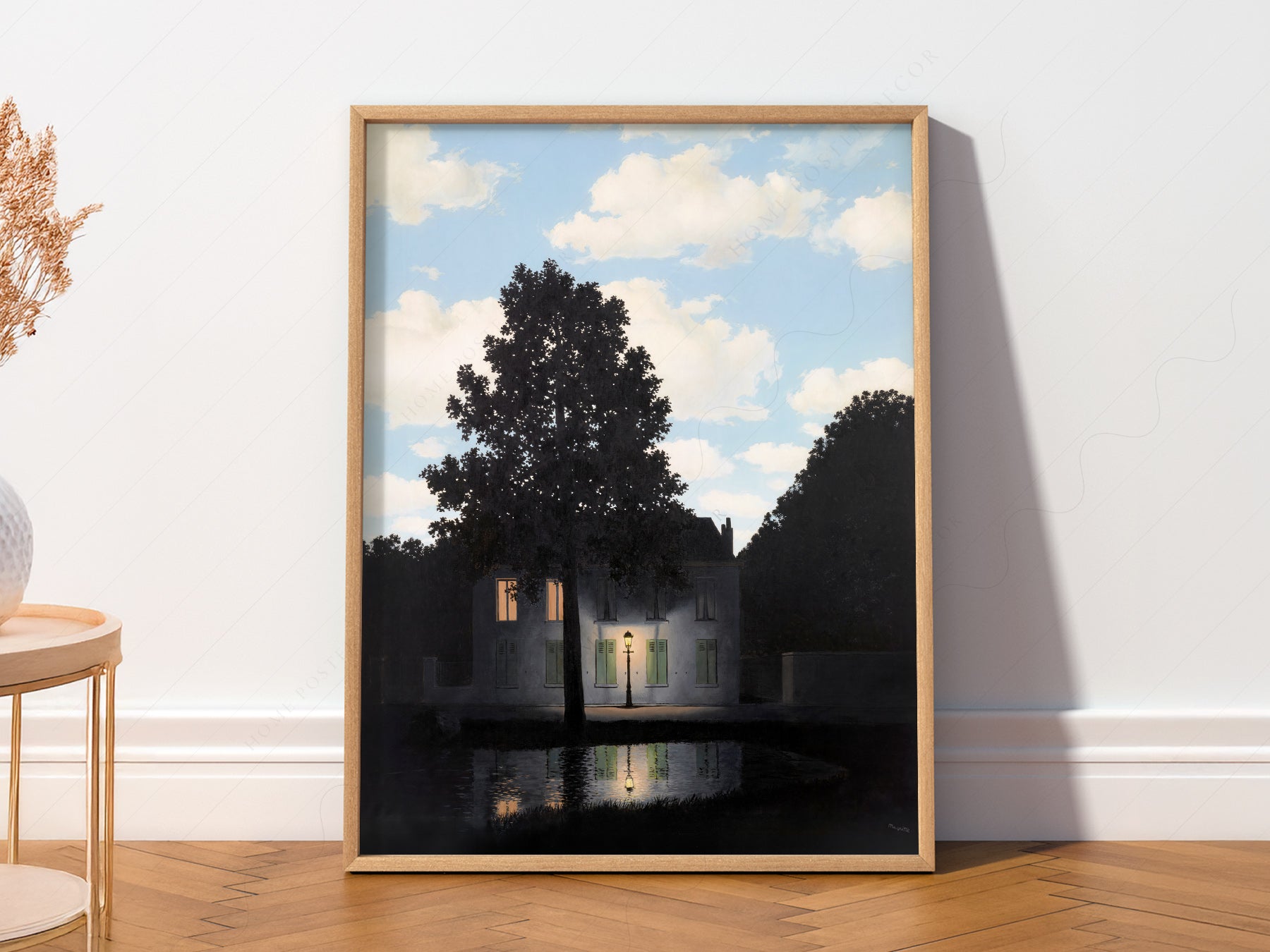 René Magritte Empire of Light Art Print – Surrealist Wall Art Poster