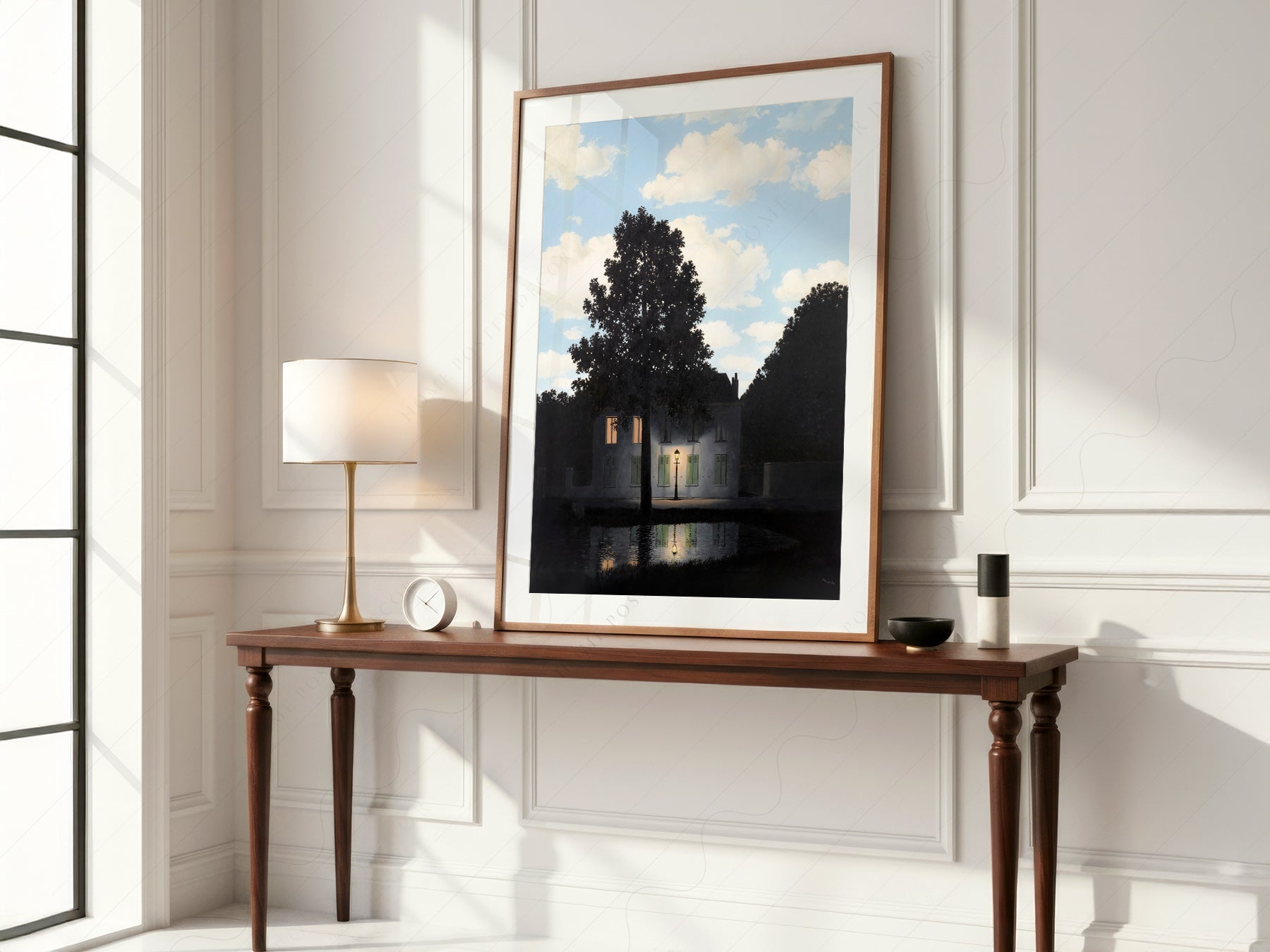 René Magritte Empire of Light Art Print – Surrealist Wall Art Poster