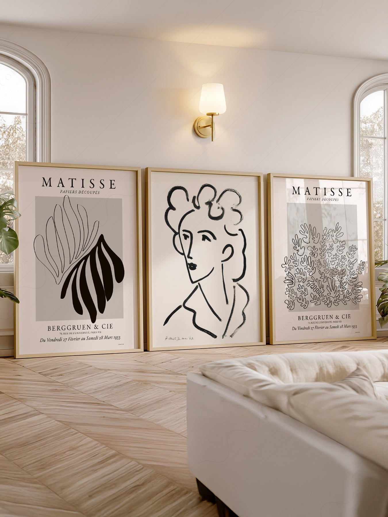 Henri Matisse Gallery Wall Set of 3 Prints – Mid Century Modern Wall Art