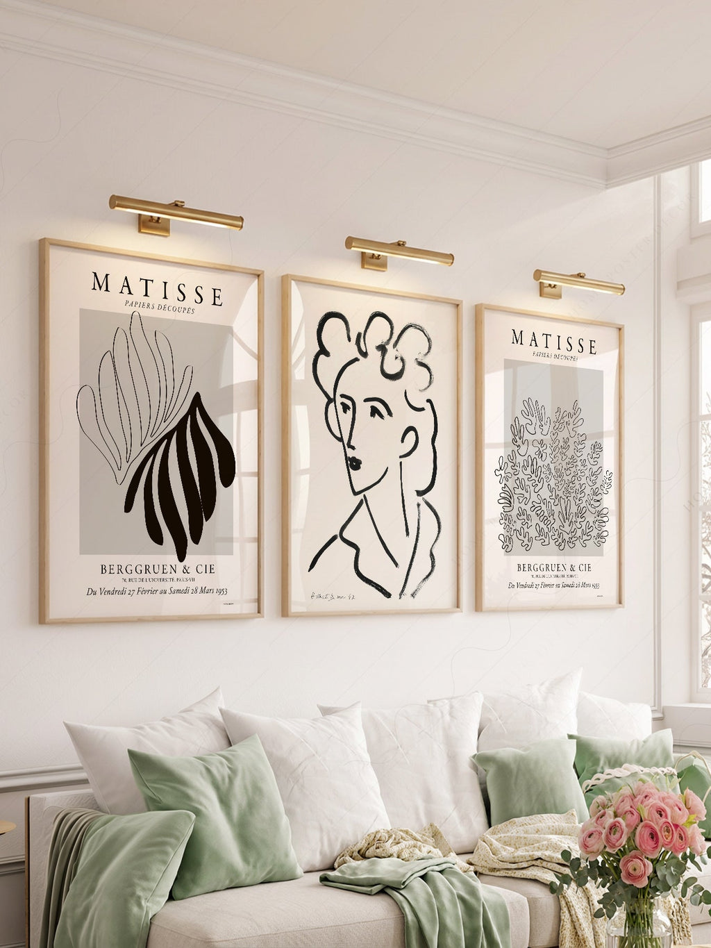 Henri Matisse Gallery Wall Set of 3 Prints – Mid Century Modern Wall Art