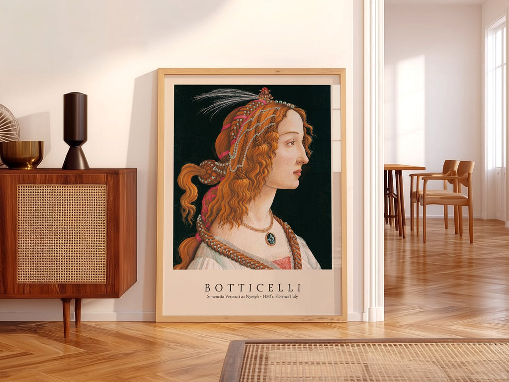 Sandro Botticelli Simonetta Vespucci Art Print – Renaissance Wall Decor