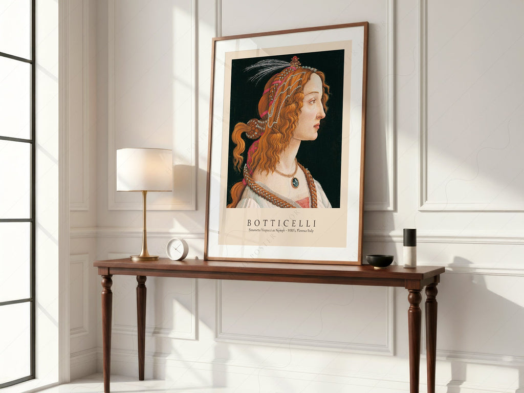 Sandro Botticelli Simonetta Vespucci Art Print – Renaissance Wall Decor