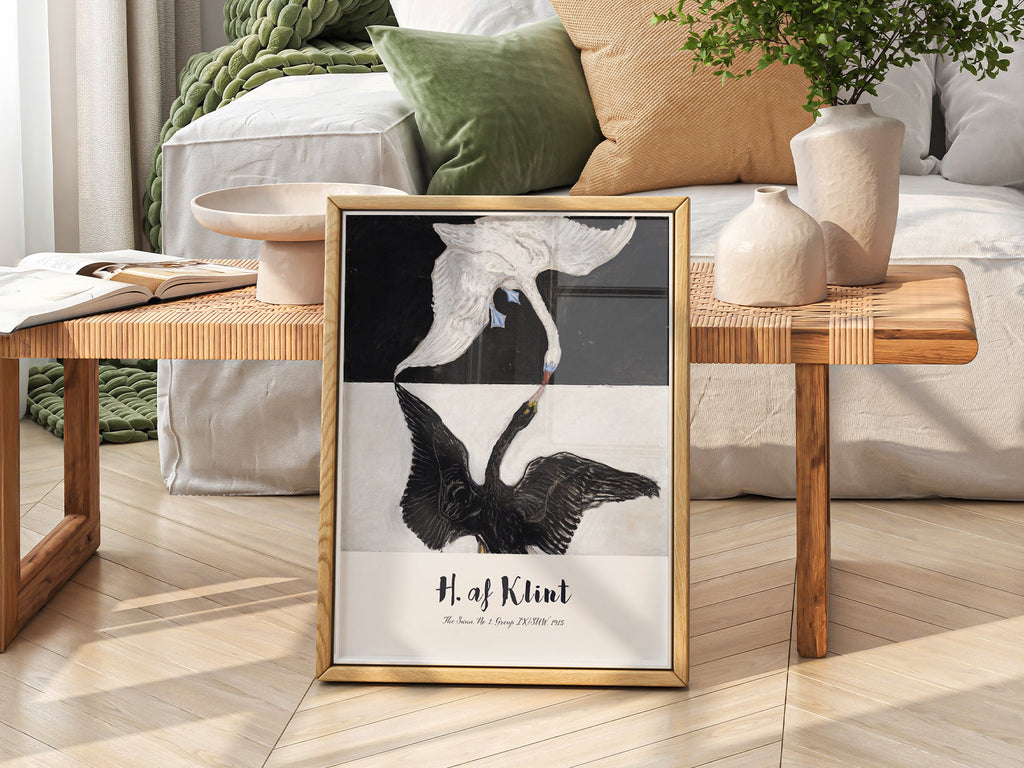Hilma af Klint The Swan No. 1 Art Print – Abstract Bird Wall Art Poster
