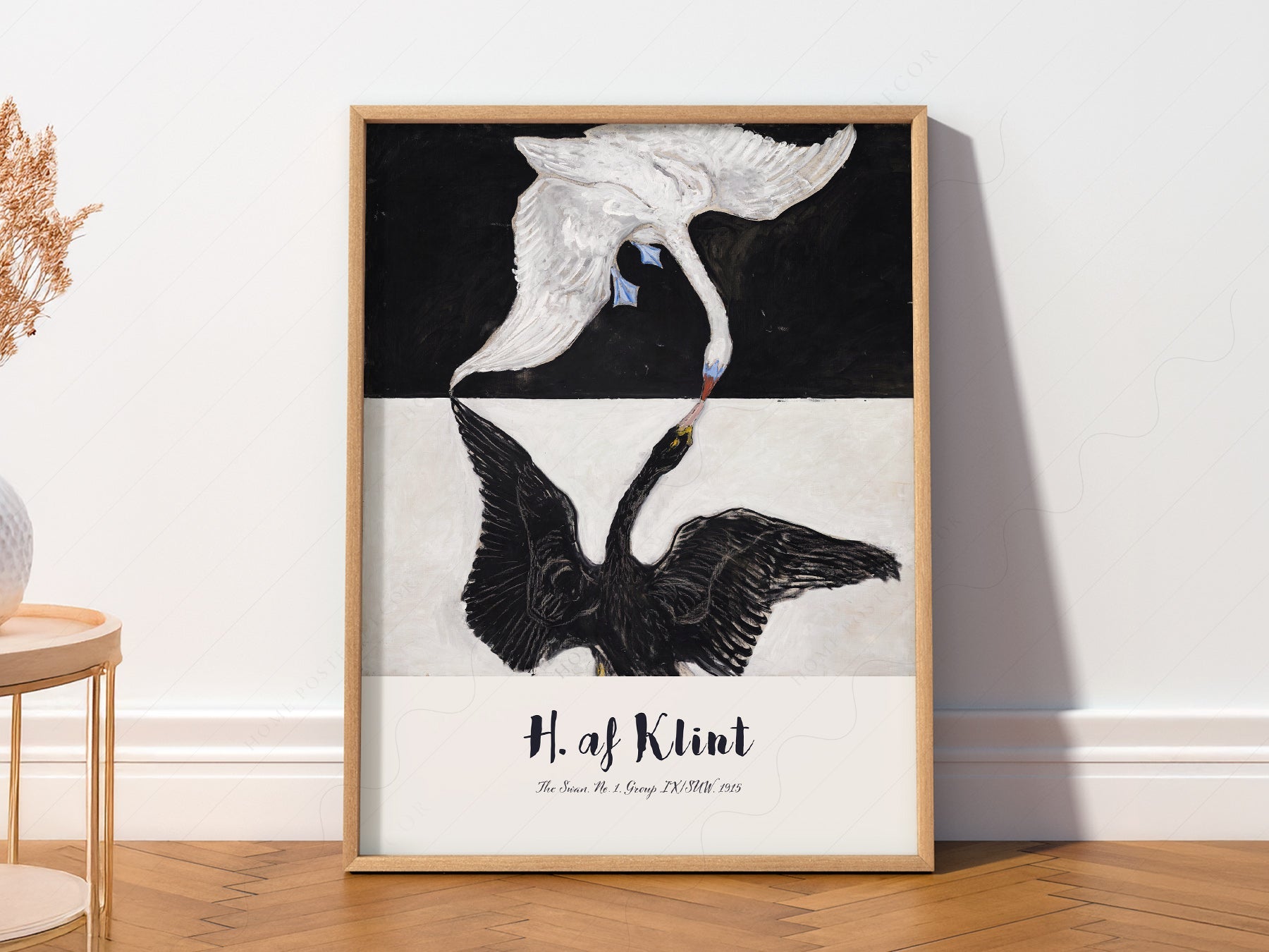 Hilma af Klint The Swan No. 1 Art Print – Abstract Bird Wall Art Poster
